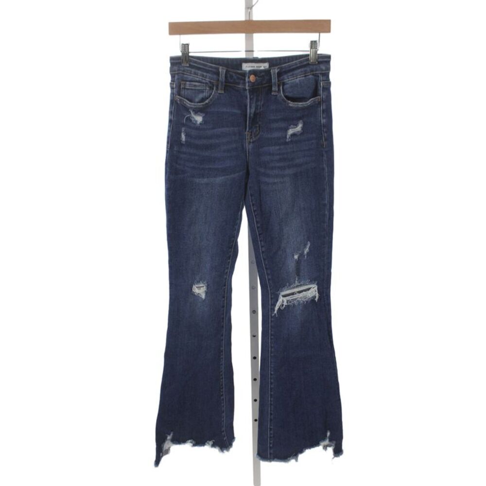 Flying Monkey Women Skinny Blue High Rise Jeans Cotton Blend Size 27